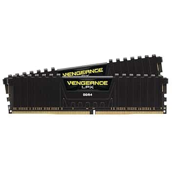 Corsair VENGEANCE LPX DDR4 RAM 32GB (2x16GB) 3200MHz CL16 Intel XMP 2.0 Memoria per computer - Nero (CMK32GX4M2E3200C16)