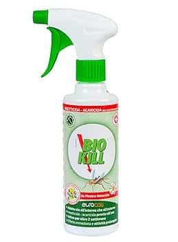 Biokill Insetticida Biologico di Piretro Naturale a Base Acquosa - Flacone Spray da 375ml Bio Kill