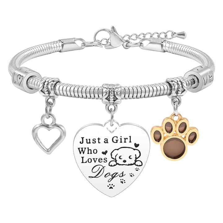 YELUWA Bracciali Da Donna Ragazza Cane/Cavalli Regali Compleanno Graduazione Natale Inspirational Gioielli Bracciali Animale Amanti Amicizia Adolescenti Figlia Sorella Mogli Con Confezione Regalo