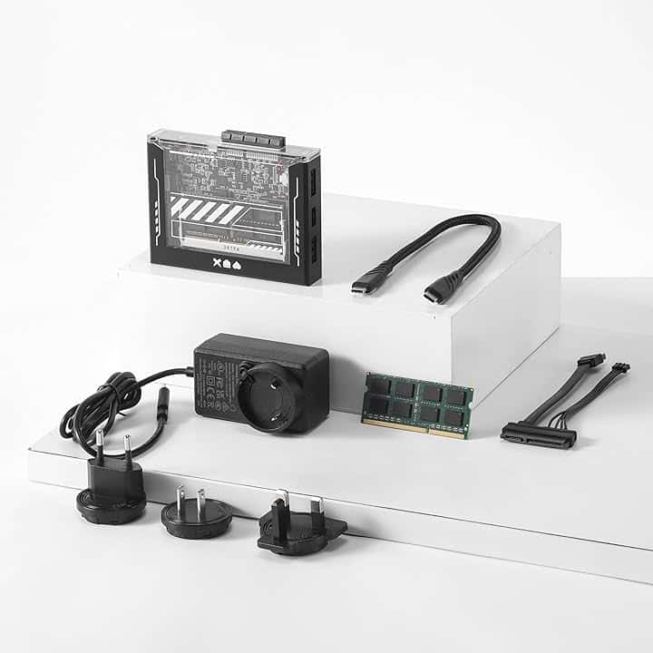 ZimaBlade 7700 Bundle di Archiviazione Server X86 a scheda singola (con RAM e adattatore di alimentazione Type-C),Hackerabile con PCIe x4, Multimediale Gigabit Ethernet 4K, Storage Collegato alla rete