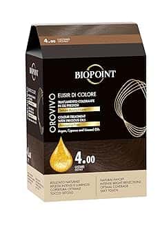 Biopoint Orovivo - Elisir di Colore, Set Tinta Capelli in Olio Senza Ammoniaca, Azione Nutriente e Illuminante, Dona un Colore Intenso e Brillante, 142 ml