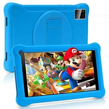 Tablet per Bambini 7 Pollici,8 RAM 64GB ROM (TF CARD 128GB) Google Certificated, Kids Software Pre-Installed, Wifi,Tablet PC con Custodia Protettiva per Tablet Antiurto
