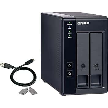QNAP TR-002 2 Bay Desktop NAS Expansion - Optional Use as a Direct-Attached Storage Device