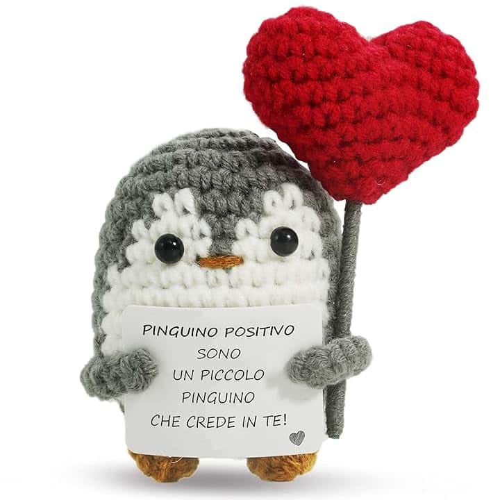 Regalo Donna Compleanno Regalo Uomo | Idee Regalo Originale e Divertente | Compleanno Bimba Bimbo | Pensiero per San Valentino | Peluche Motivazionale