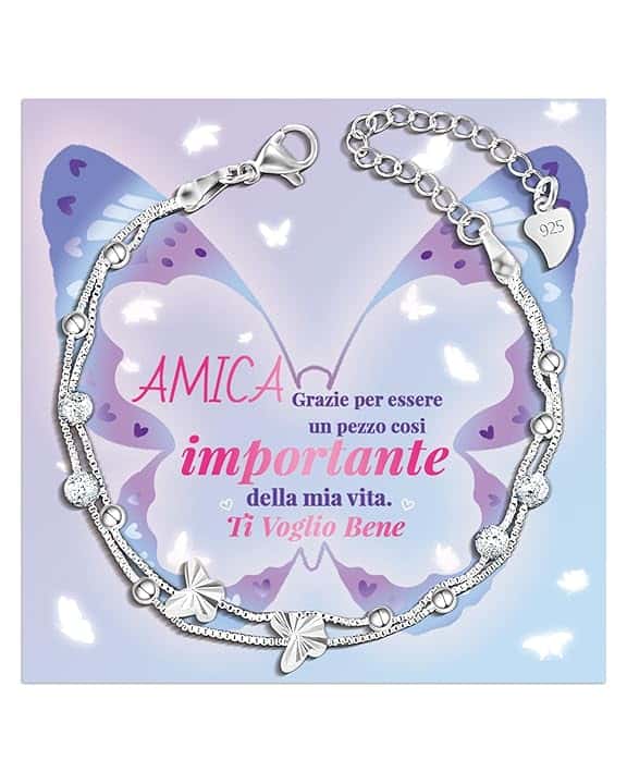 Cheerslife Braccialetti per Bambini Bracciale a Farfalla Bracciali Bambina Amicizia Gioielli Bambina per Gadget Compleanno Regalo Figlia Nipote Sorella Ragazza