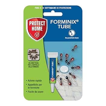 PROTECT HOME Forminix Tubetto, Veleno per Formiche in Gel Pronto Uso. Efficace, Elimina Il Nido in Breve Tempo. Ideale per Ambienti Interni ed Esterni. 4g