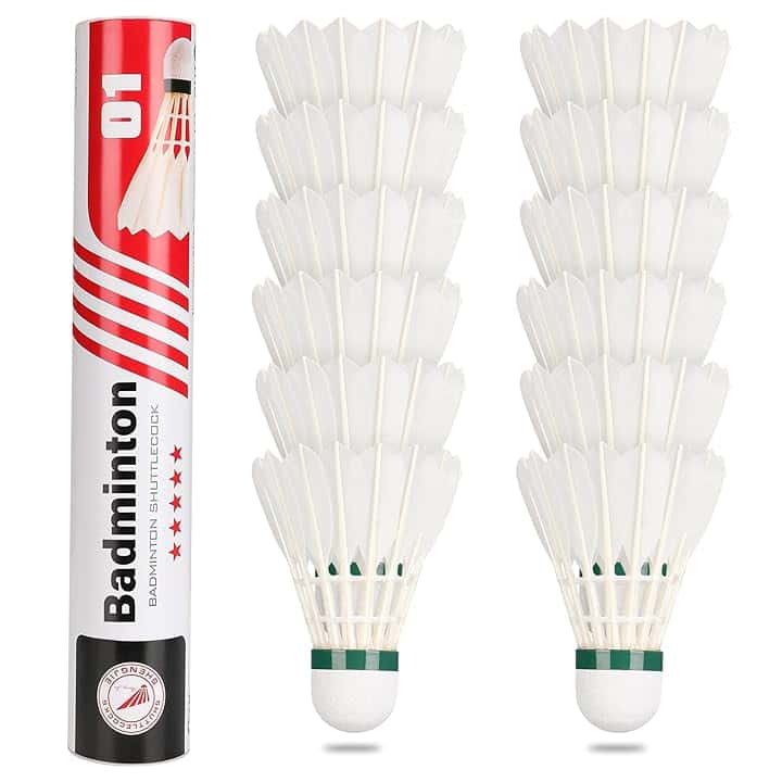 Badminton Volanti stalla e Durevole Sport di Allenamento Palle di Badminton per Il Gioco al Coperto Volanti Sport all'Aria Aperta