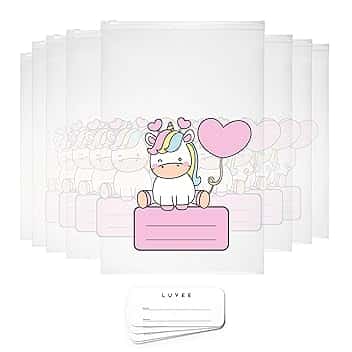 LUVEE 8 Bustine Corredino Neonato Ospedale con ETICHETTE ADESIVE - 100% Made in Italy - Sacchetti Cambio Neonato Ospedale Riutilizzabili per Asilo e Viaggi (Rosa)