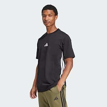 adidas Men T-Shirt Essentials 3-Stripes Single Jersey