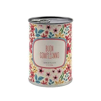 Kit di Coltivazione di Fiori da Regalare con Messaggio - Regalo di Compleanno per Donna e Uomo Regalo Originale Amici Famiglia Feste - Facilissimo da Usare - 100% Realizzato in Europa (Compleanno)