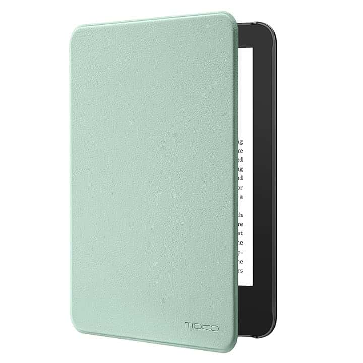 MoKo Custodia Compatibile con 6 Pollici Nuovo Kindle 11a Generazione 2024/2022, Cover Leggera con Auto Sveglia/Sonno per Kindle 2024/2022 11a Gen e-Reader, Verde Matcha ClimatePartner certified