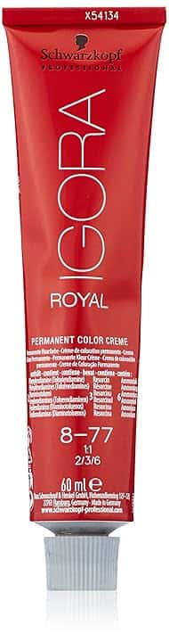 Schwarzkopf permanent color cream 8-77