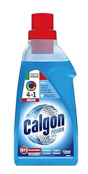 Calgon Power Gel Anticalcare Lavatrice 4 in 1, Anticalcare per Lavatrici, Additivo Anticalcare per Capi Morbidi, 1.5l di Additivo per una Protezione da Calcare, Corrosione, Sporco e Cattivi Odori