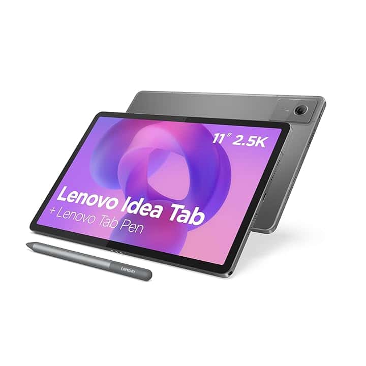 Lenovo Idea Tab - Tablet Touch con IA integrata 11'' 2.5K, 90Hz (MediaTek Dimensity 6300, 8 core, RAM 8GB, UFS 2.2 128GB, Android 15, Wifi5 + Bluetooth) Tab Pen - Grigio