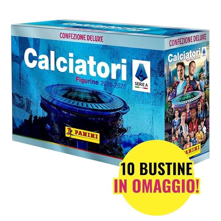Calciatori Panini 2025-2026 - Gift Box da 60 Bustine