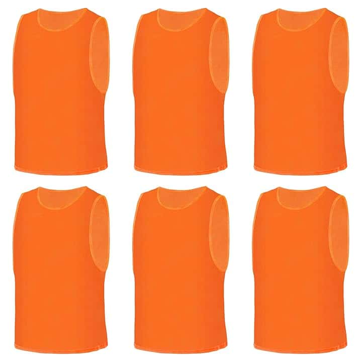 Pettorine da Allenamento, Pettorine per Allenamento a Squadre, Casacche Calcio Gilet da Allenamento, Scrimmage Formazione Gilet Sports Bibs, Mesh Scrimmage Gilet Traspirante di Basket Pallavolo