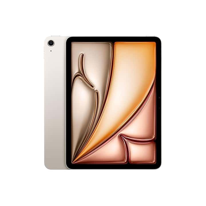 Apple iPad Air 11'' con chip M3: Apple Intelligence, 128 GB, fotocamera frontale e posteriore da 12MP, Wi-Fi 6E, Touch ID, un giorno intero di batteria — Galassia
