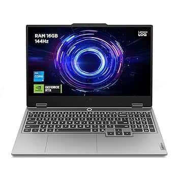 Lenovo LOQ 15" Notebook Gaming, NVIDIA GeForce RTX 5050 8GB GDDR7, Intel Core i5-13450HX, RAM 16GB, 1TB SSD, Schermo 15.6" FHD (1920x1080) 144Hz, Windows 11 Home, Tastiera Retroilluminata - Luna Grey