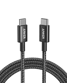 Anker Cavo USB C, 100W 333 Cavo Type C, Potenza di Ricarica Rapida Adatta per iPhone 17/16/16 Plus/16 Pro Max/15 Pro, MacBook Pro 2024, iPad Pro 2024, iPad Air 4, Galaxy S21, Pixel, Switch(1,8m)