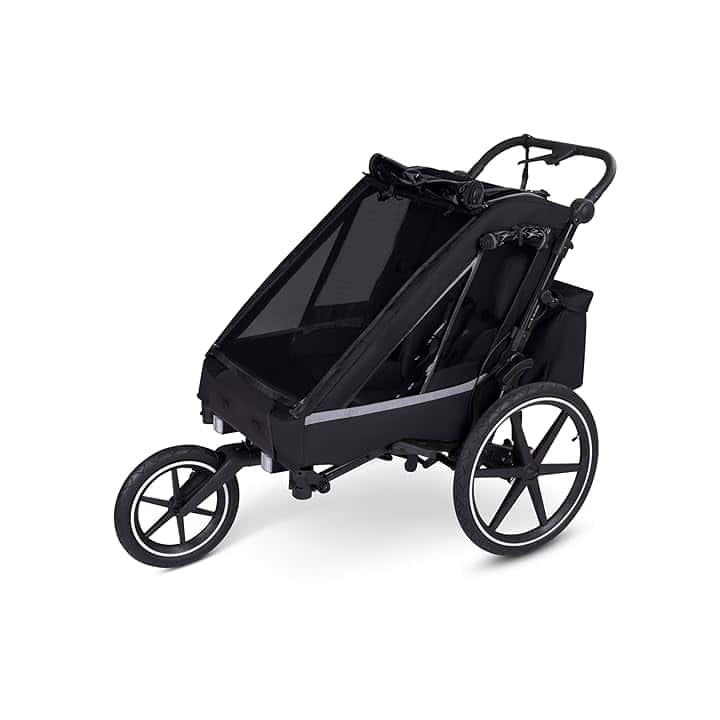 ABC Design Kit per rimorchio per bicicletta, colore nero