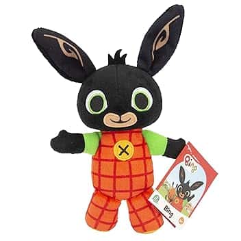 Giochi Preziosi - Bing Peluche 20CM, Pupazzo Morbido e Imbottito, Peluche Neonati e Bambini da 0 Mesi+, Tessuto Colorato e Soffice