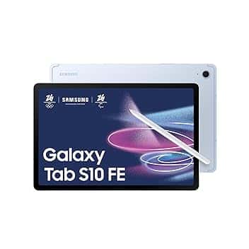 Samsung Galaxy Tab S10 FE, 3 anni di garanzia, Android Tablet, Display 10.9" LCD, Wifi, RAM 8GB, 128GB, 8.000 mAh, S Pen, Android 15, IP68, Blue [Versione italiana]