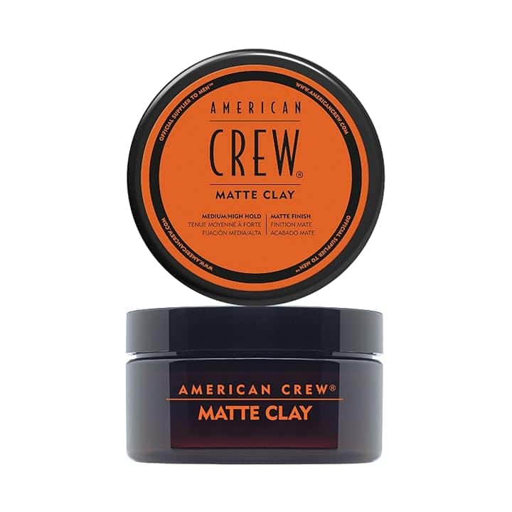 American Crew Matte Clay, Cera Capelli Uomo, Tenuta Medio/Alta & Finish Opaco, Dona Texture e Controllo, 85g