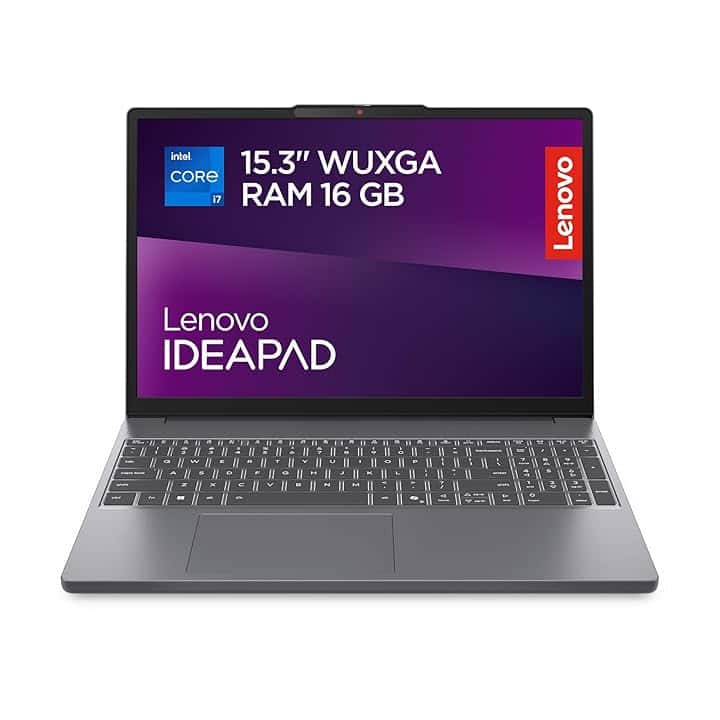 Lenovo IdeaPad Slim 3 Notebook 15.3'' IPS WUXGA (1920x1200), Intel Core i7-13620H, 16GB RAM, 1TB SSD, Windows 11 Home, WiFi 6 - Luna Grey