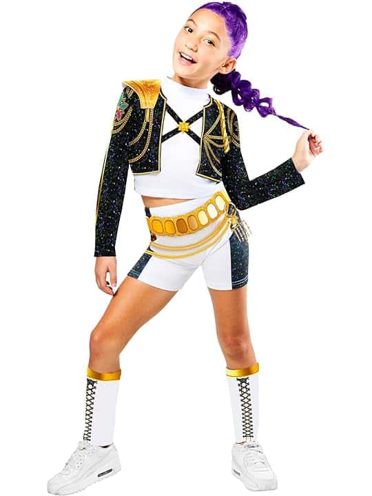 Rubies Official Netflix K-Pop Demon Hunters Rumi Golden Hybrid Child Costume, Kids Fancy Dress