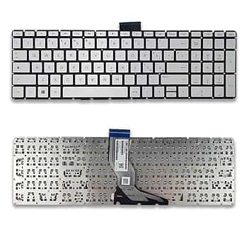 Tastiera per HP 250 G6, 15-BS, 15Q-BD, 17G-BR, 15-CC, 15-BW, 15Q-BD, 17G-BR, 15-CB, 17-BS, TPN-C129 Layout Italiano Colore Silver senza Retroilluminazione Spare Parts L91269-061 (Silver)