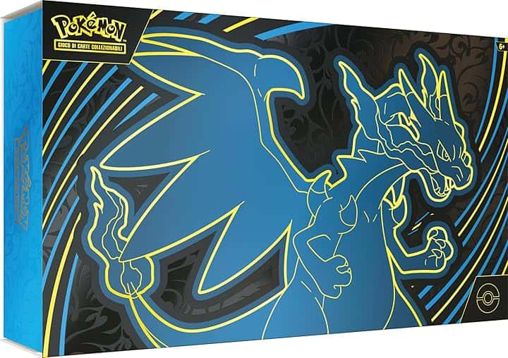 Pokémon: Collezione Ultra Premium Mega Charizard X-ex del GCC Pokémon (due carte promozionali olografiche, 18 buste di espansione e accessori premium)