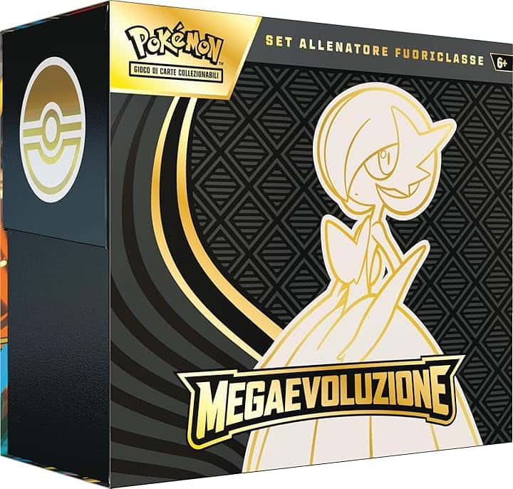 Pokémon: set Allenatore Fuoriclasse (Gardevoir) dell’espansione Megaevoluzione del GCC Pokémon (una carta promozionale a figura intera, nove buste di espansione e accessori premium)