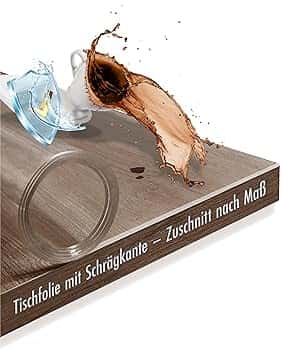 TEXMAXX pellicola trasparente per tavolo 2mm con bordo smussato - protezione tavolo pvc varie misure dimensioni - pellicolatavolo trasparente - 90 cm x 140 cm