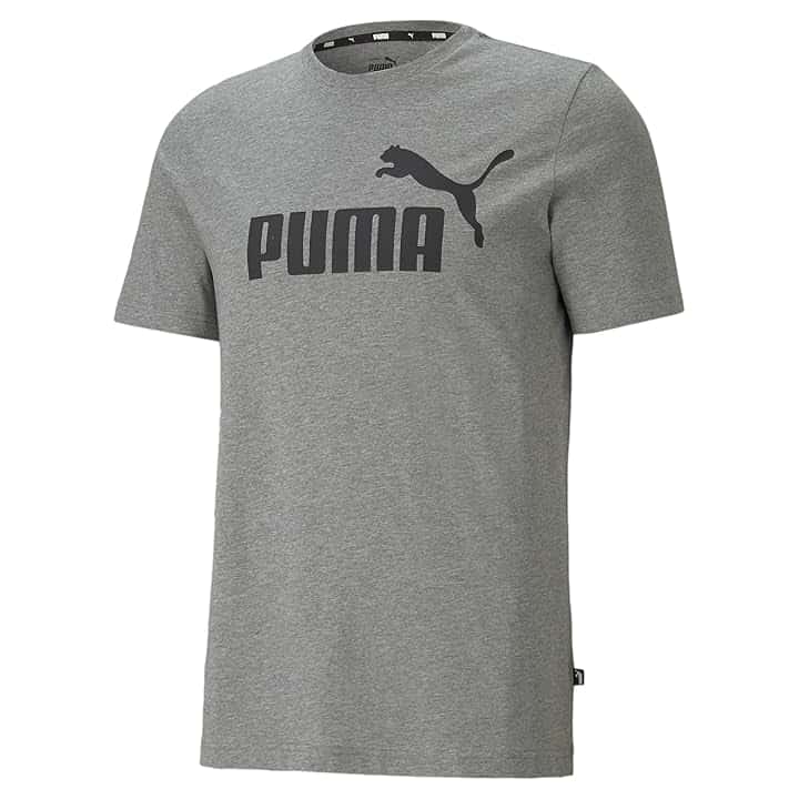 PUMA Essentials Logo T-Shirt (Available in Big & Tall) T-Shirt Uomo (Pacco da 1)