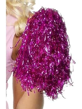 Smiffy's Pom Pom Metallic Pink Costume Accessory