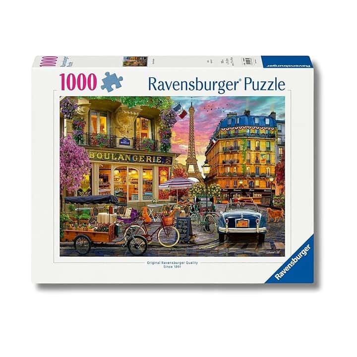 Ravensburger - Puzzle 1000 Pezzi Parigi | Puzzle Adulti E Famiglie | Dimensione Di 70x50 Cm | Regalo Adulti | Regalo Festa del Papà The Forest Stewardship Council