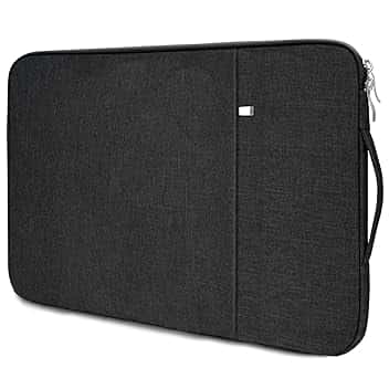 Flintronic Custodia per Macbook Air 13 Pollici, Sleeve per Laptop, Impermeabile Custodia Borsa Custodia Protettiva Compatibile con MacBook Pro/Acer/Dell/Lenovo/HP/Samsung/Sony/Asus, 13 Pollici -Nero