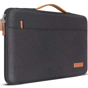 DOMISO Custodia PC Computer Portatile 15.6 Pollici,Borsa per 16 Pollici MacBook PRO M4 M3 M2 PRO/Max,15,6 Pollici Acer Lenovo HP dell ASUS Notebook,Porta Cover Laptop Case Sleeve,con Manico,Nero