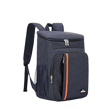 Zaino Termico Frigo 22L, Borsa Termica Porta Pranzo, Borsa Frigo Isoterma Impermeabile O cibi e Bevande Refrigerati per Picnic Escursionismo Campeggio Barbecue Campeggio Eventi Sportivi