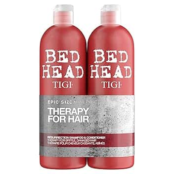 Bed Head by TIGI | Set shampoo e balsamo Resurrection Repair | Trattamento professionale per capelli secchi e rovinati | Potente formula ristrutturante e condizionante | 2x750ml