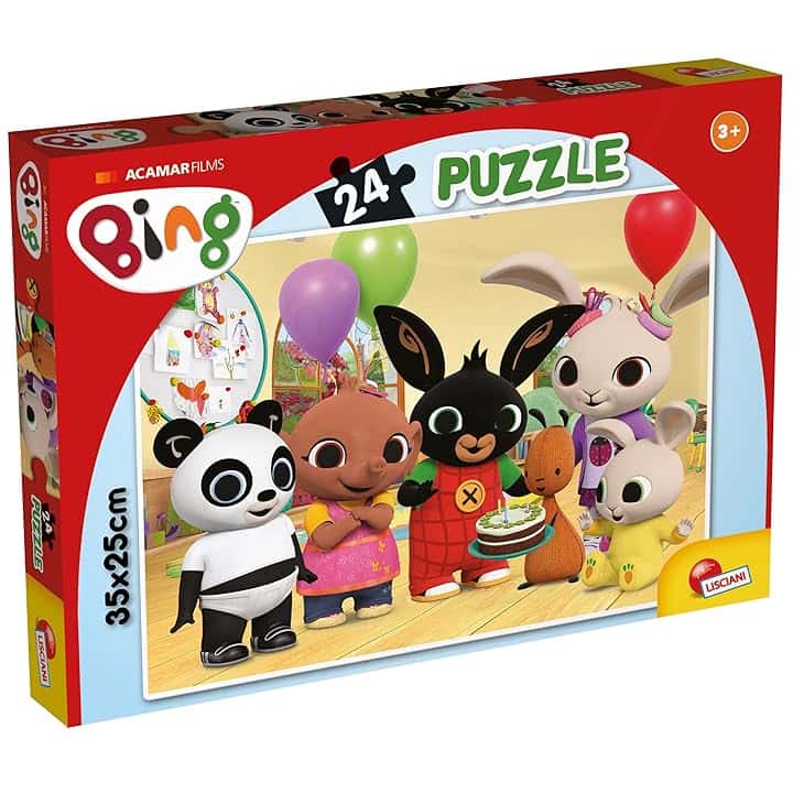 Liscianigiochi Bing Puzzle M-Plus 24, Happy Birthday, 99429