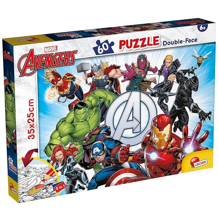 Liscianigiochi Marvel Puzzle DF M-Plus 60 Avengers, 99658
