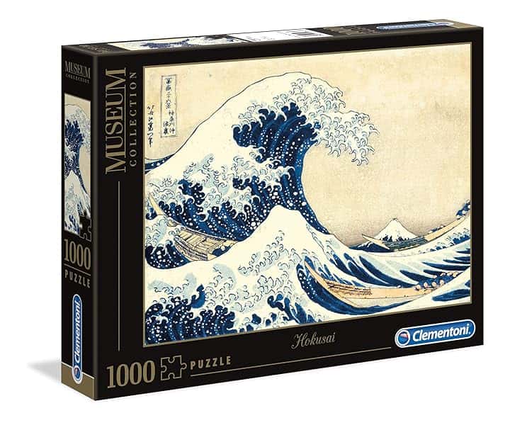 Clementoni - Puzzle 1000 Pezzi Arte per Adulti e Ragazzi, Museum Collection, Tema Hokusai La Grande Onda, Idea Regalo Uomo e Donna, Made in Italy, 70x50 cm, 39378 The Forest Stewardship Council