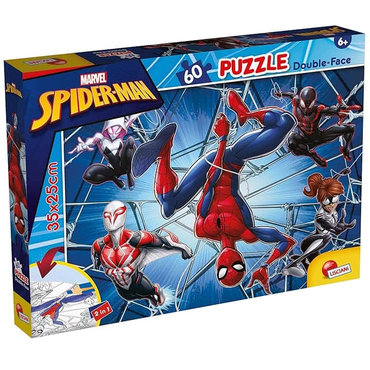 Liscianigiochi Marvel Puzzle DF M-Plus 60 Spiderman, 99634