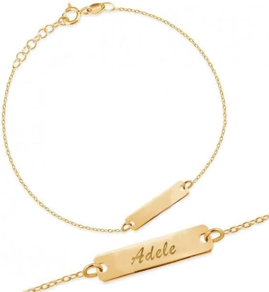 Sakrami Bracciale in Oro Bambino o Bambina Kids Collection + Gioiello con scatola Personalizzata + Idea Regalo per Bambina e Ragazzina per Nascita, Battesimo e Comunione Occasioni Speciali