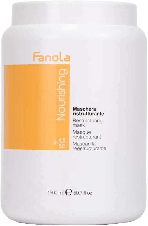 Fanola Nutri Care - Maschera Ristrutturante, 1500 ml Compact by Design (certificazione sviluppata da Amazon)