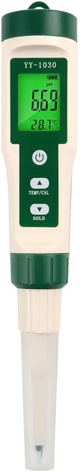 Misuratore Professionale PH per Alimenti con Sensore Ad Alta Precisione Tester Acidità Temperatura per Produzione Formaggio, Carne, Inscatolamento, Impasto, Terreno