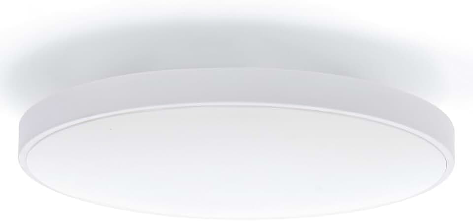 M Ledme - Plafoniera a LED 30W, Lampada da soffitto per bagno IP44, 3.000 lumen, Luce colore neutro (4500K) per bagno, cucina, balcone