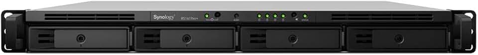 Synology RackStation RS1619XS+ server NAS e di archiviazione Collegamento ethernet LAN Rastrelliera (1U) Nero