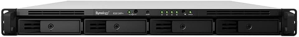 Synology Rack Station RS815+, Server NAS con alte prestazioni,Nero